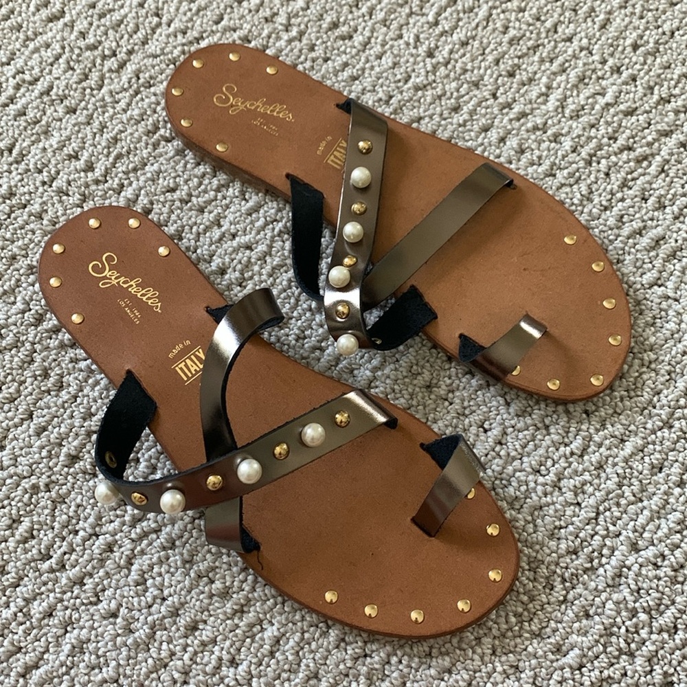 Seychelles embellished leather sandals